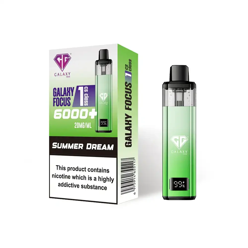  Summer Dream Crystal Galaxy Focus 6k Vape Kit Box of 5
