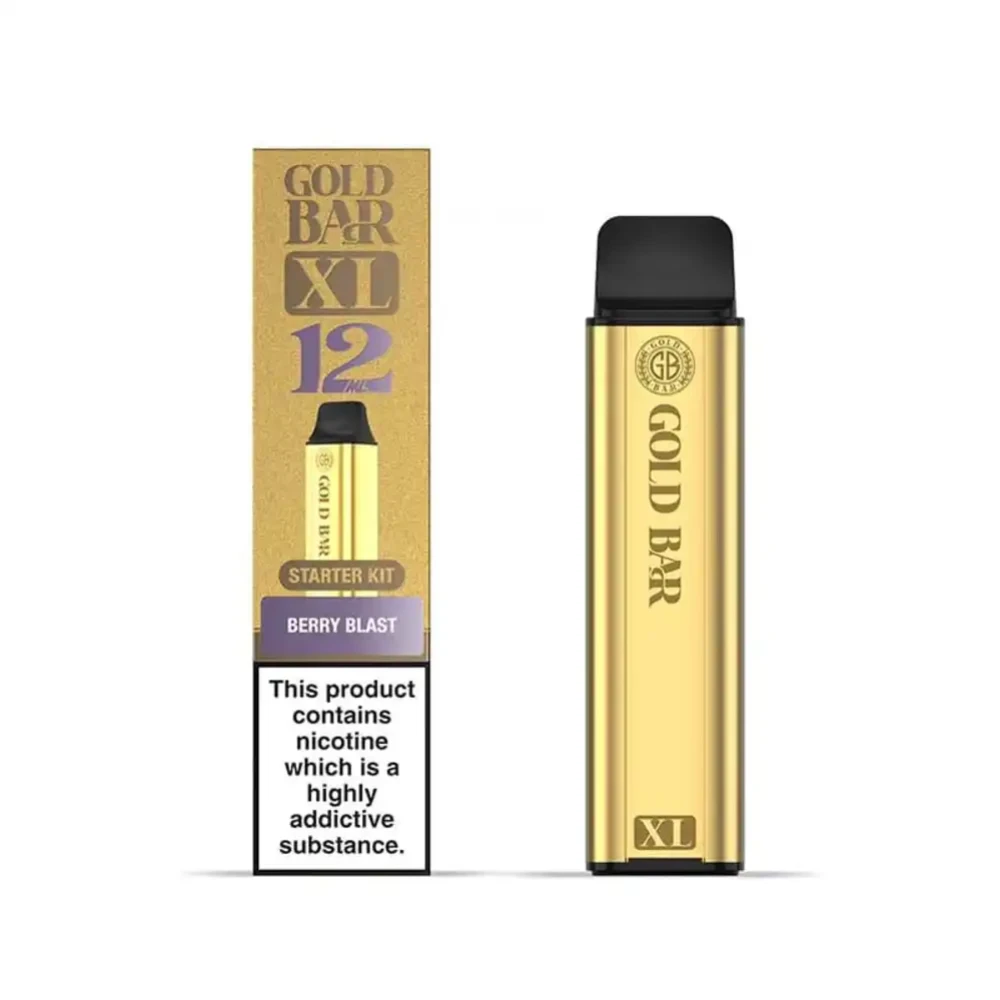  Berry Blast Gold Bar XL 10k Vape Kit Box of 5