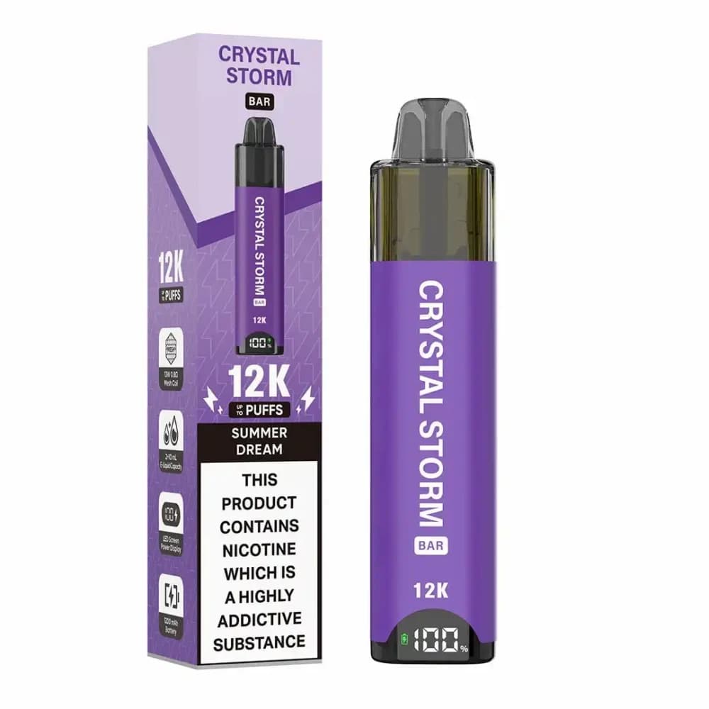  Summer Dream Crystal Strom Bar 12k Vape Kit Box of 5