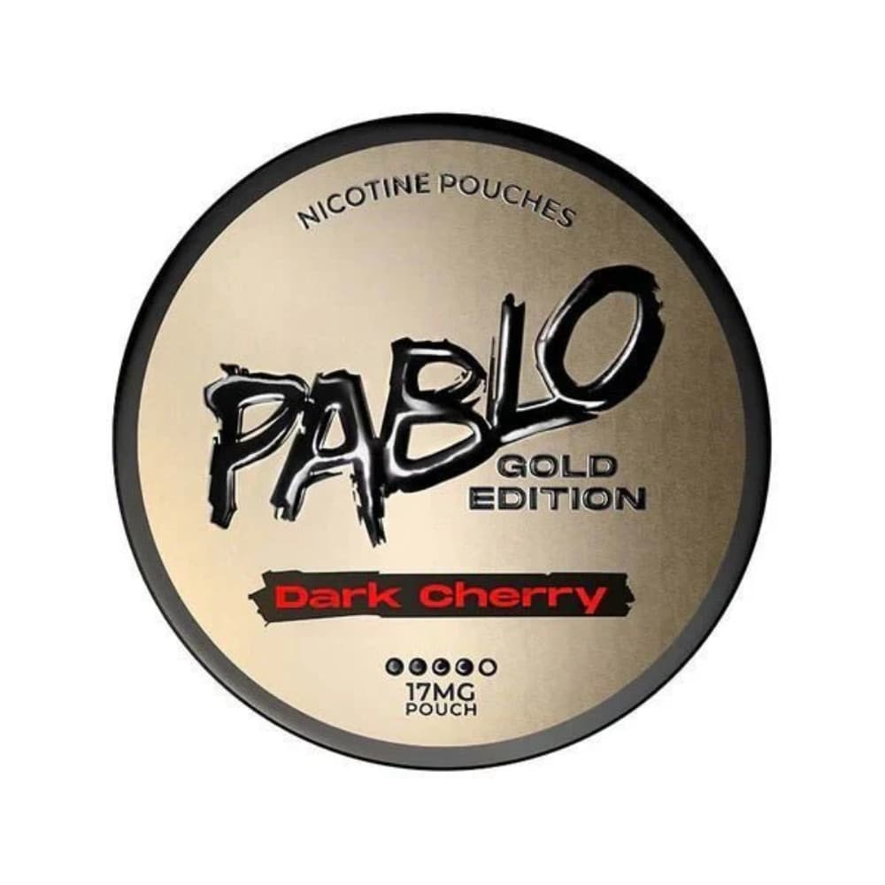  Dark Cherry / 17mg Pablo Nicotine Pouches - Gold Edition 10 Packs