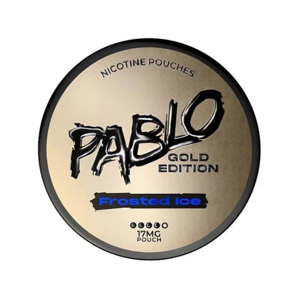  Frosted Ice / 17mg Pablo Nicotine Pouches - Gold Edition 10 Packs