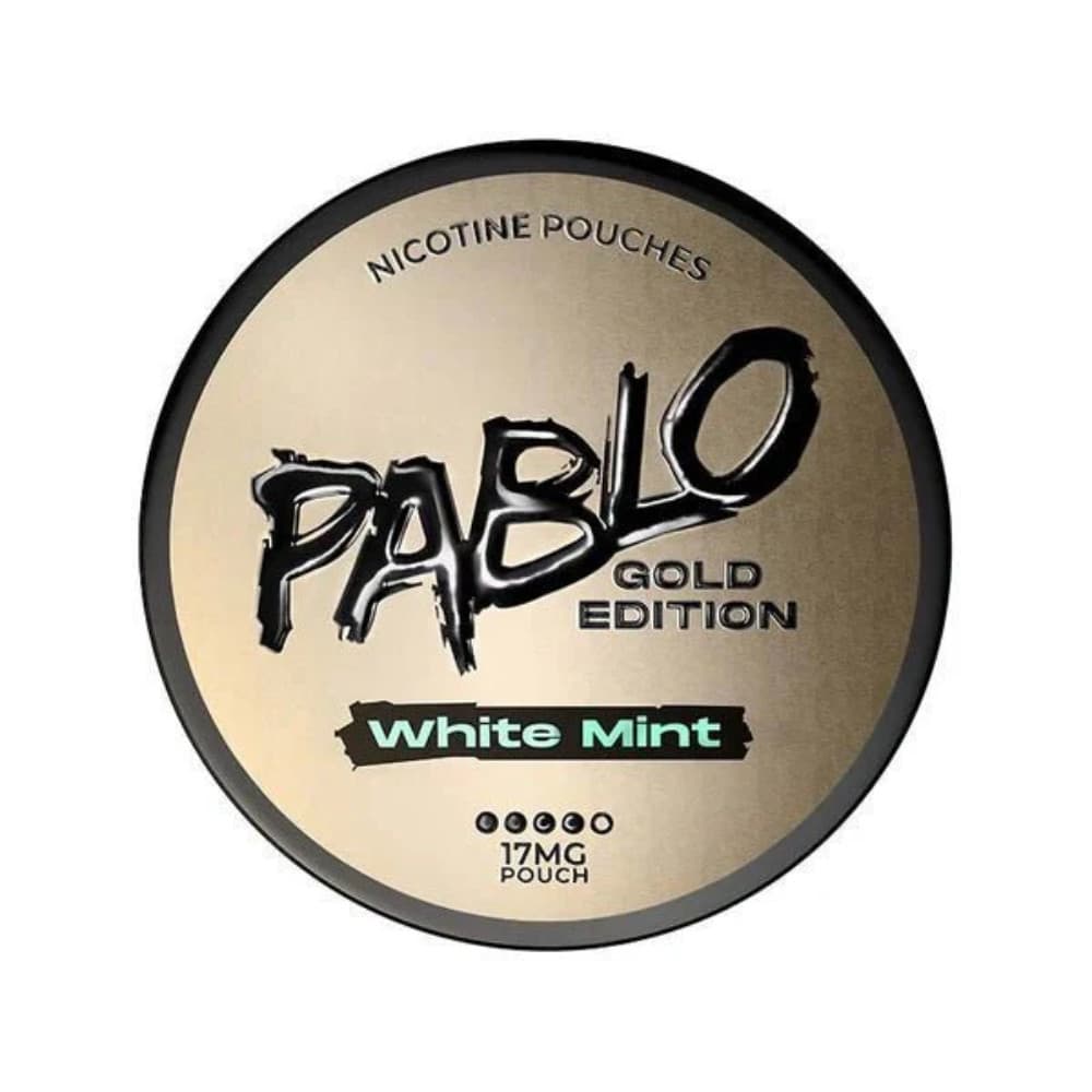  White Mint / 17mg Pablo Nicotine Pouches - Gold Edition 10 Packs