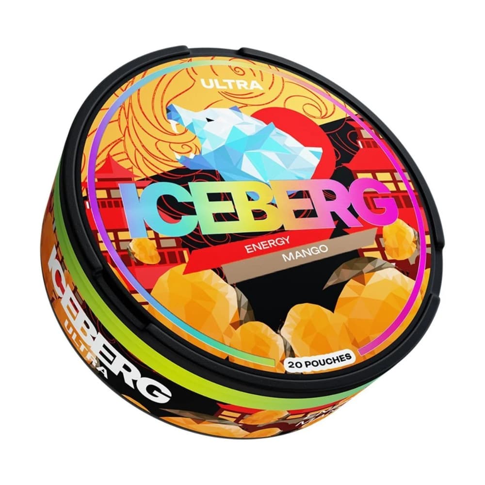  Energy Mango Iceberg Nicotine Pouches 10 Packs