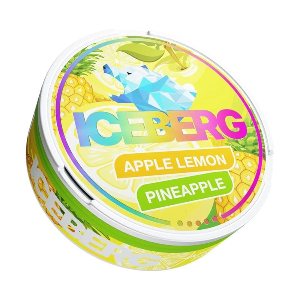  Apple Lemon Pineapple Iceberg Nicotine Pouches 10 Packs