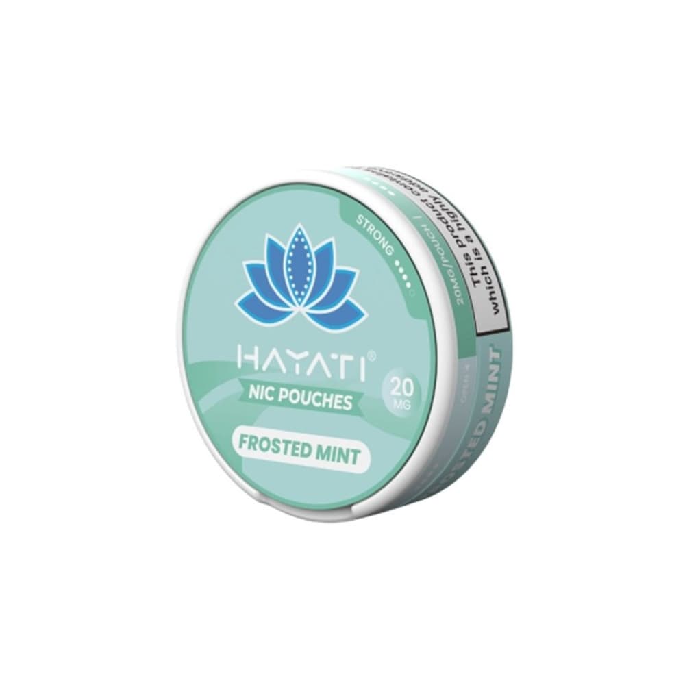  Frosted Mint / 12mg Hayati Nicotine Pouches 10 Packs