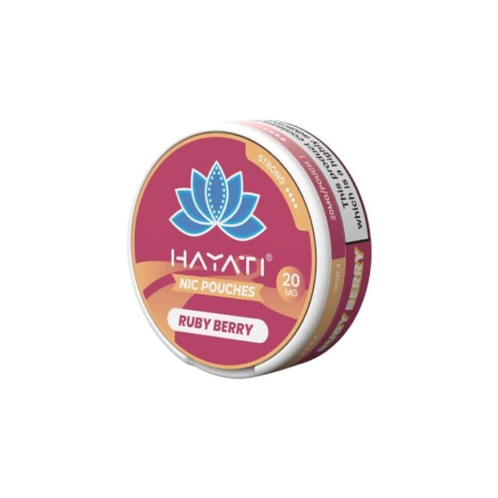  Ruby Berry / 12mg Hayati Nicotine Pouches 10 Packs