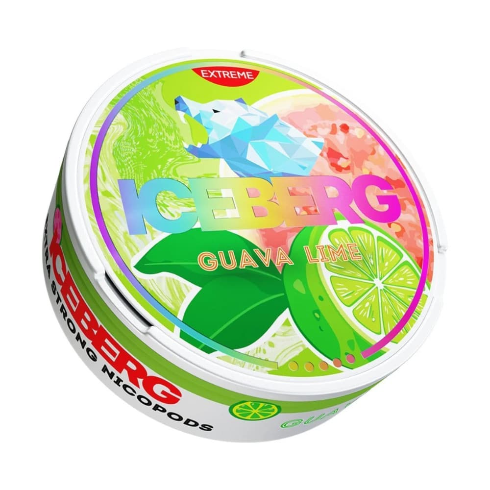  Guava Lime Iceberg Nicotine Pouches 10 Packs
