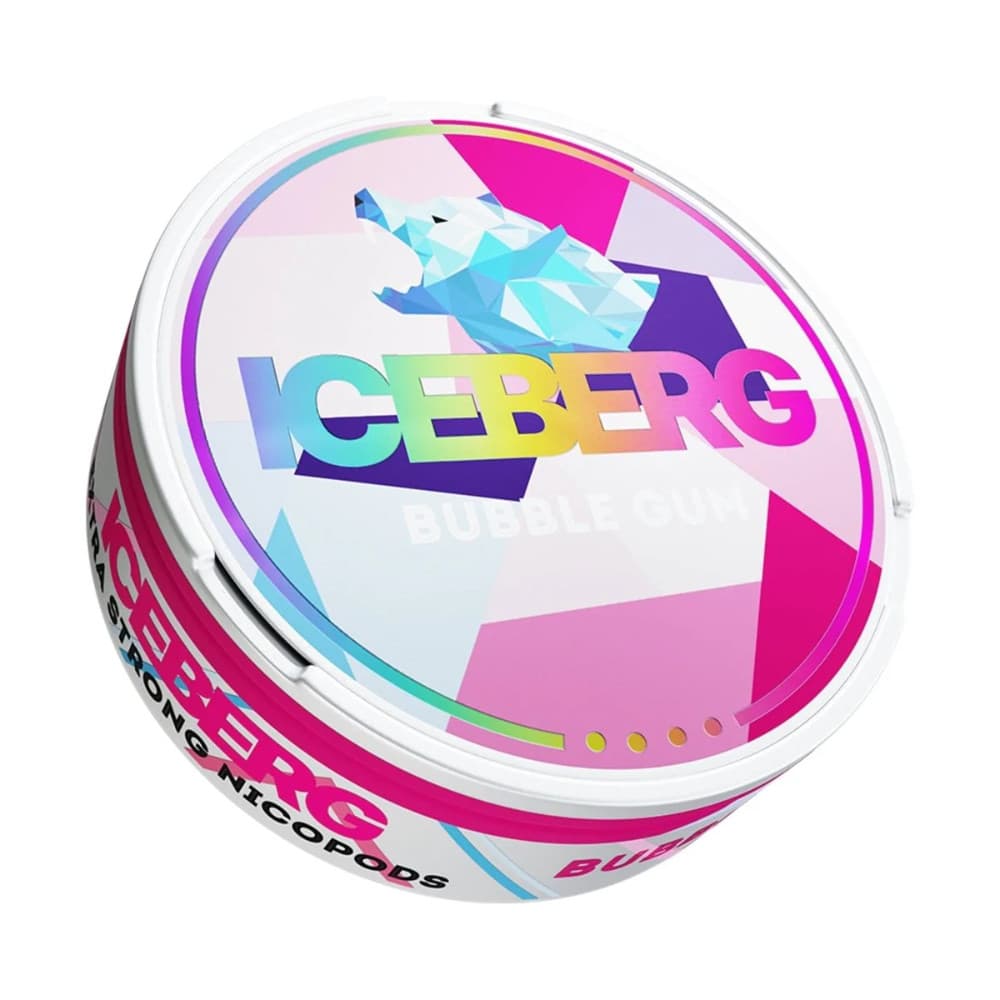  Bubblegum Iceberg Nicotine Pouches 10 Packs