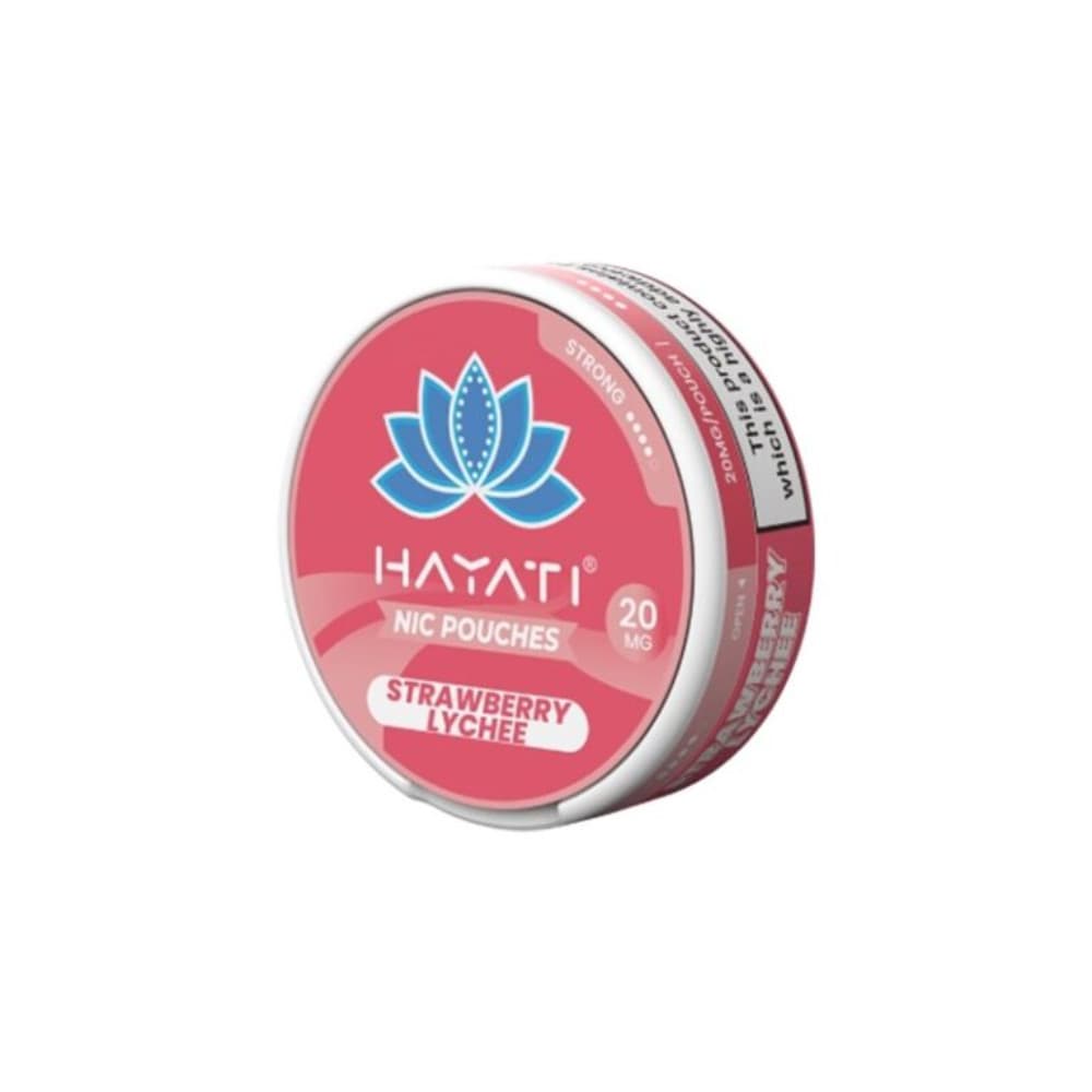 Strawberry Lychee / 20mg Hayati Nicotine Pouches 10 Packs