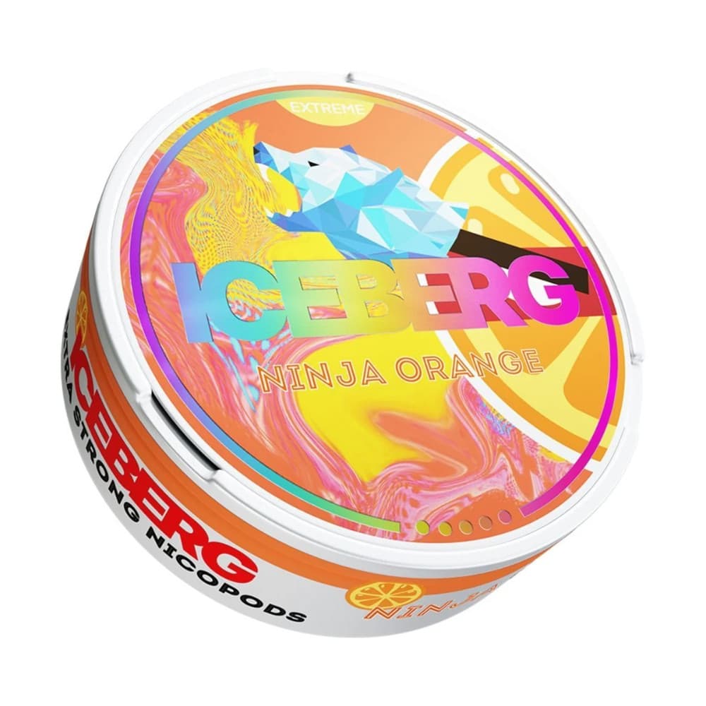  Ninja Orange Iceberg Nicotine Pouches 10 Packs