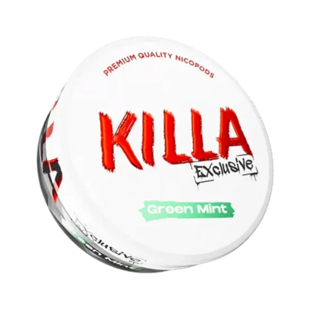  Green Mint / 16mg Killa Nicotine Pouches 10 Packs