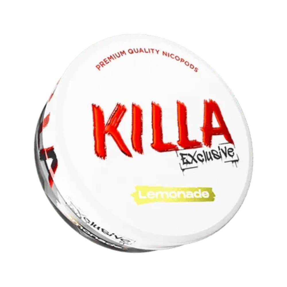  Lemonade / 16mg Killa Nicotine Pouches 10 Packs