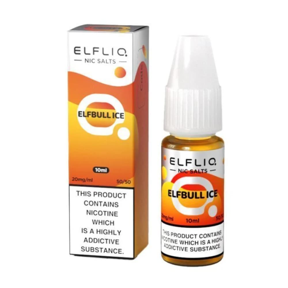  Elfbull Ice / 10mg Elf Bar Elfliq Nic Salt E-Liquids 10ml Box of 10