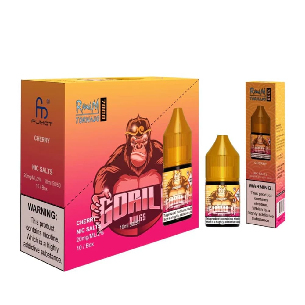  Cherry RandM 7000 Nic Salts E-Liquids 10ml Box of 10