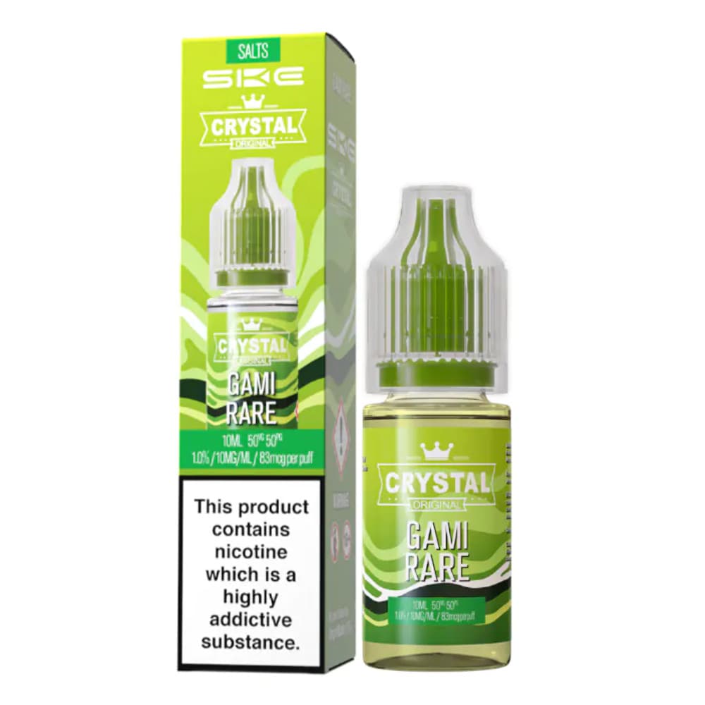  Gami Rare / 10mg Ske Crystal Nic Salts E-Liquids 10ml Box of 10