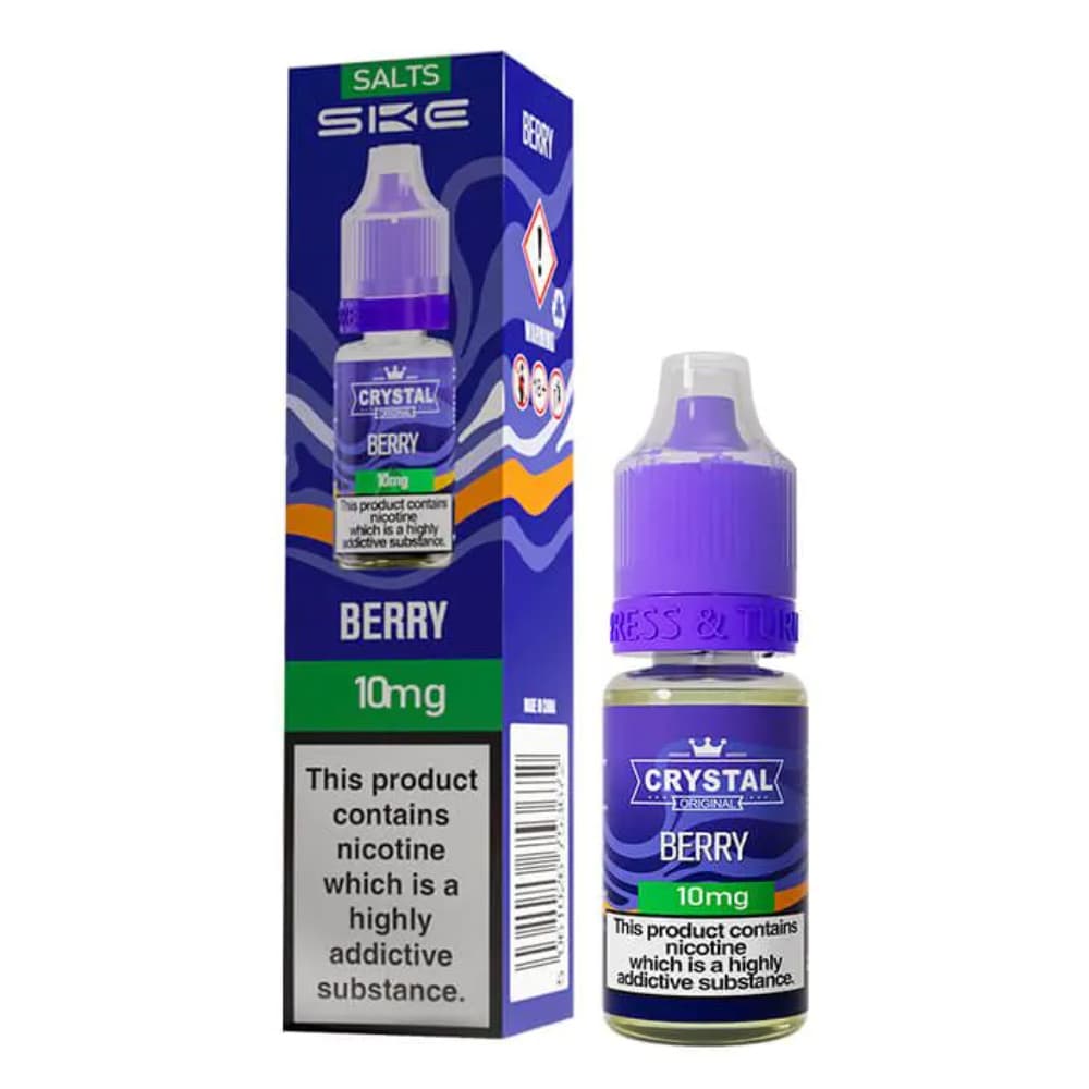  Berry / 20mg Ske Crystal Nic Salts E-Liquids 10ml Box of 10