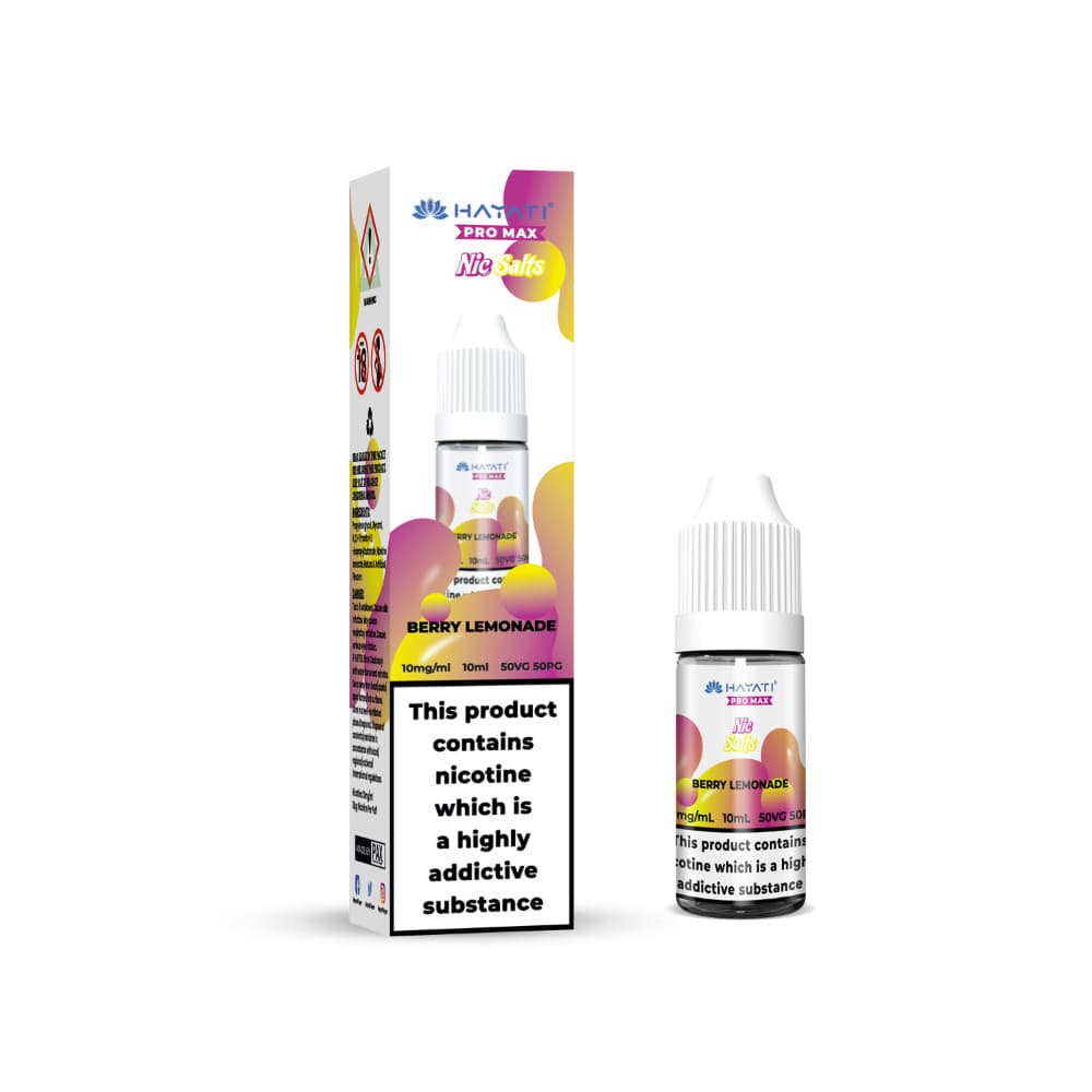  Berry Lemonade / 10mg Hayati Pro Max Nic Salts E-Liquids 10ml Box of 10