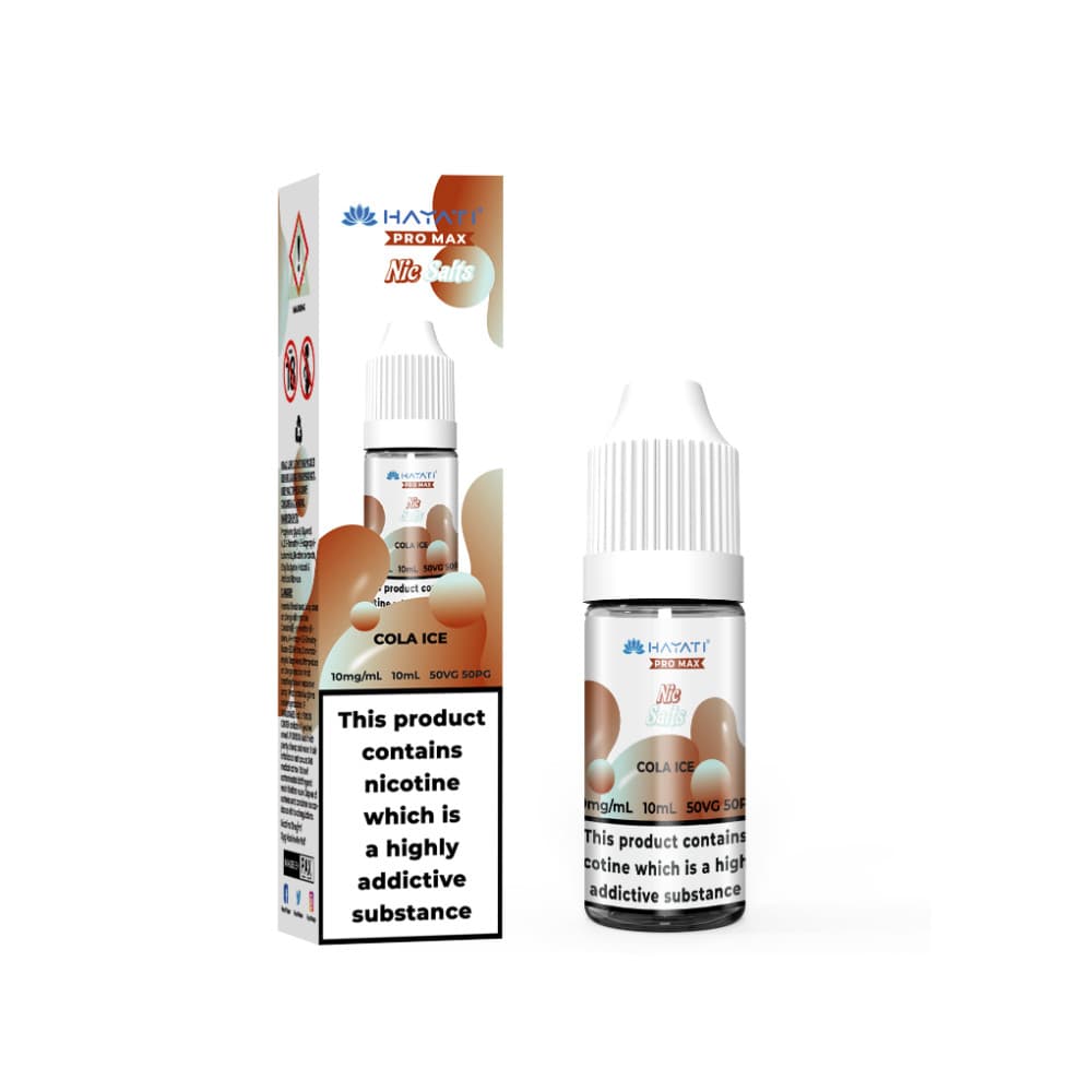  Cola Ice / 10mg Hayati Pro Max Nic Salts E-Liquids 10ml Box of 10