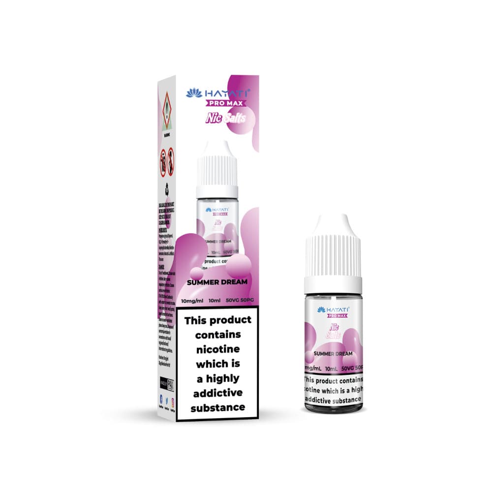 Summer Dream / 10mg Hayati Pro Max Nic Salts E-Liquids 10ml Box of 10