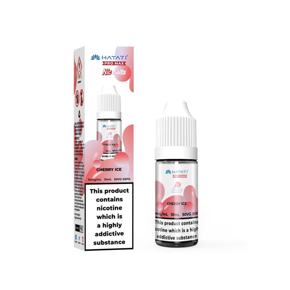  Cherry Ice / 20mg Hayati Pro Max Nic Salts E-Liquids 10ml Box of 10