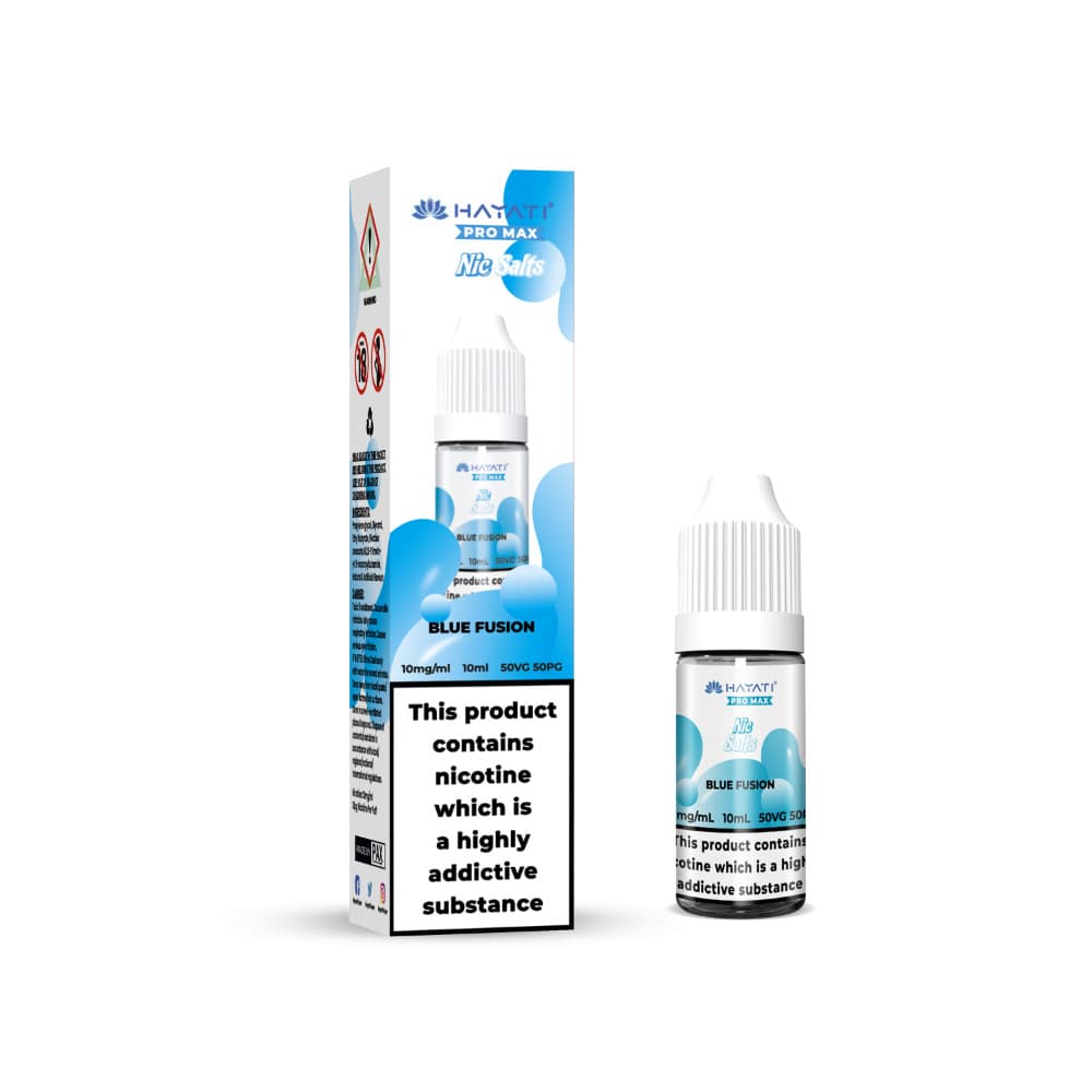  Blue Fusion / 20mg Hayati Pro Max Nic Salts E-Liquids 10ml Box of 10