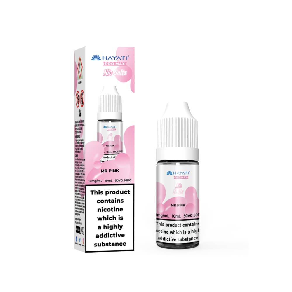  Mr Pink / 20mg Hayati Pro Max Nic Salts E-Liquids 10ml Box of 10