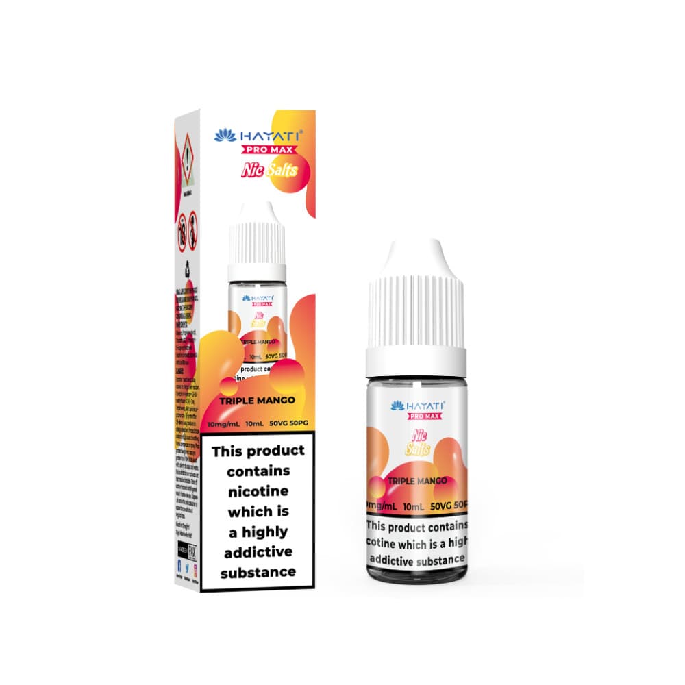  Triple Mango / 20mg Hayati Pro Max Nic Salts E-Liquids 10ml Box of 10