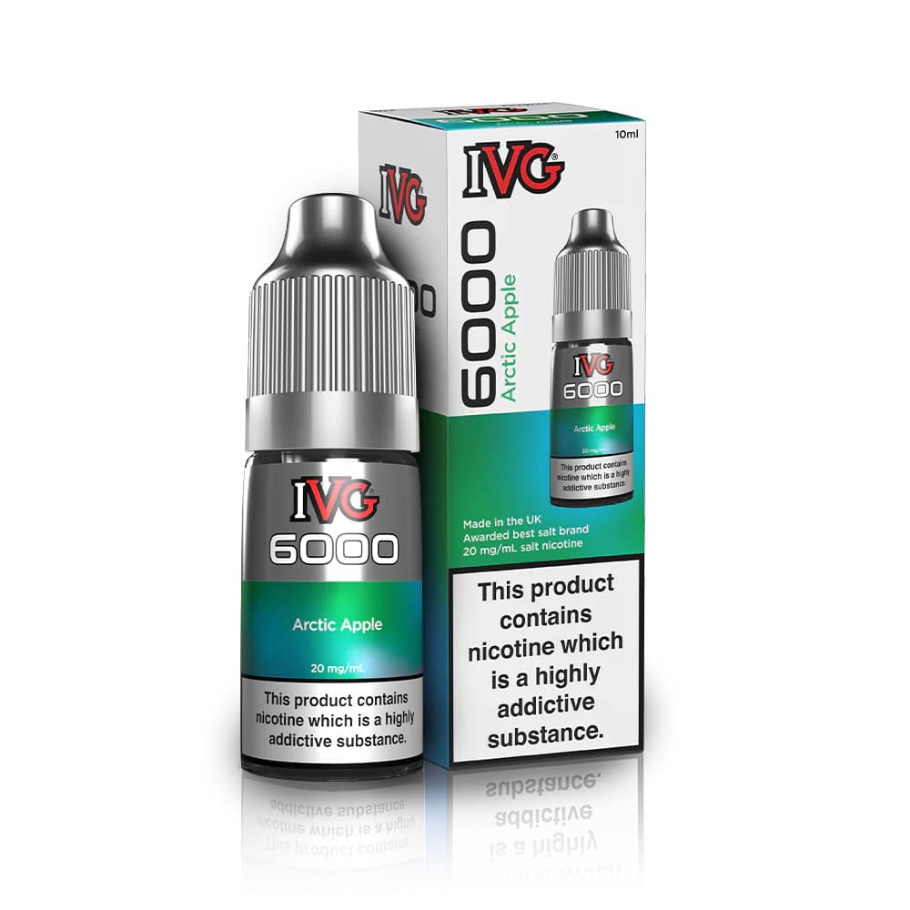  Arctic Apple / 10mg IVG 6000 Nic Salts e liquids 10ml Box of 10