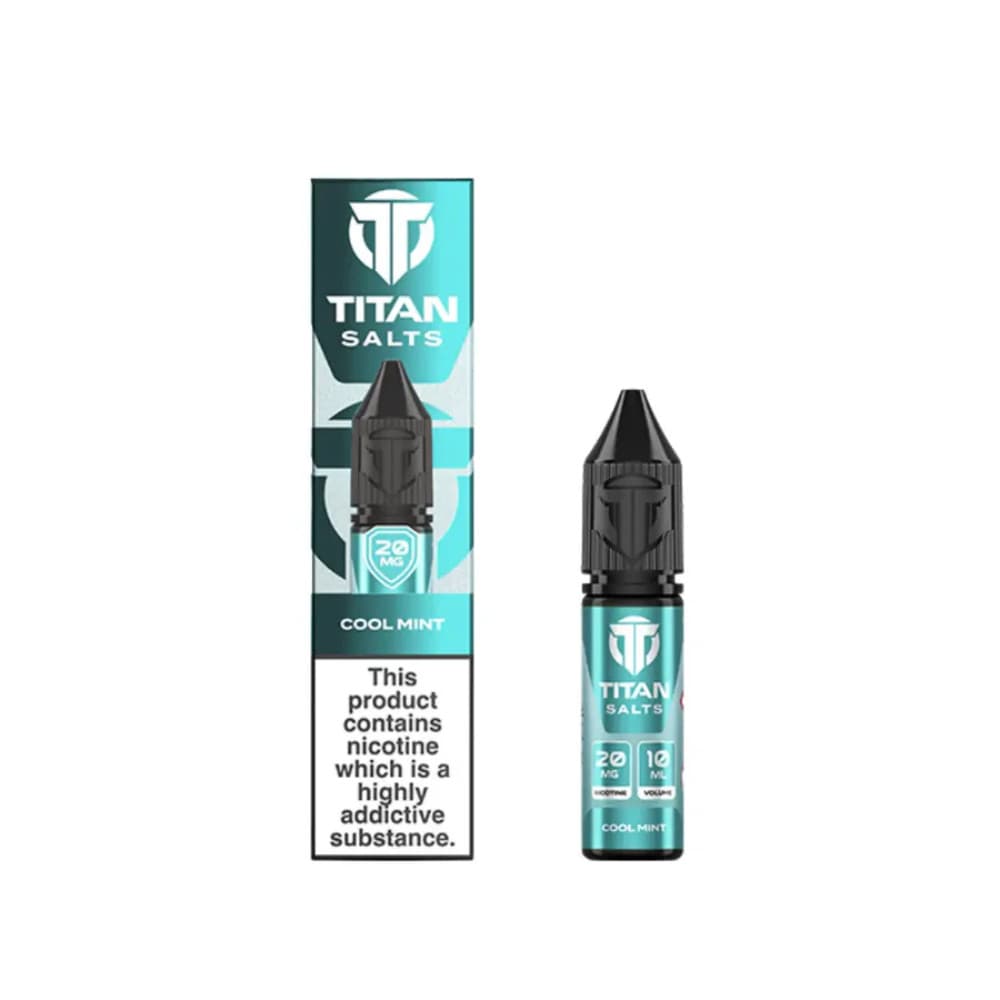  Cool Mint / 20mg Titan Nic Salts e liquids 10ml Box of 10