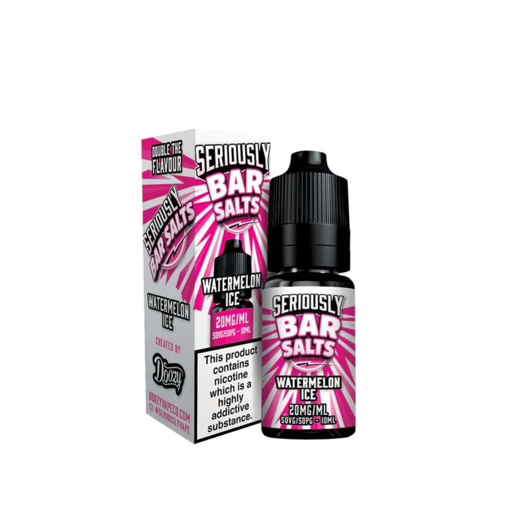  Watermelon Ice / 20mg Doozy Seriously Bar Salts 10ml e liquids 10ml Box of 10