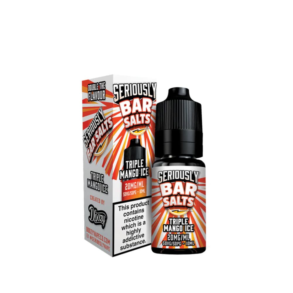  Triple Mango Ice / 20mg Doozy Seriously Bar Salts 10ml e liquids 10ml Box of 10
