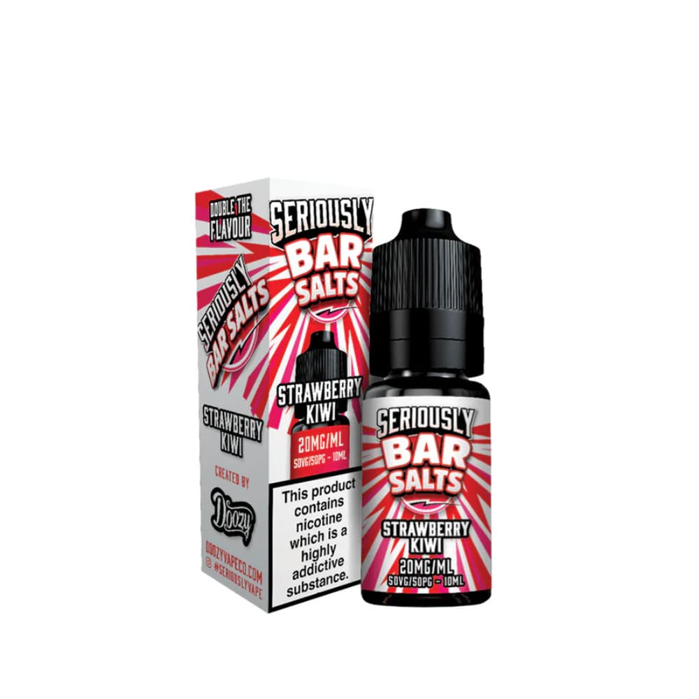  Strawberry Kiwi / 10mg Doozy Seriously Bar Salts 10ml e liquids 10ml Box of 10