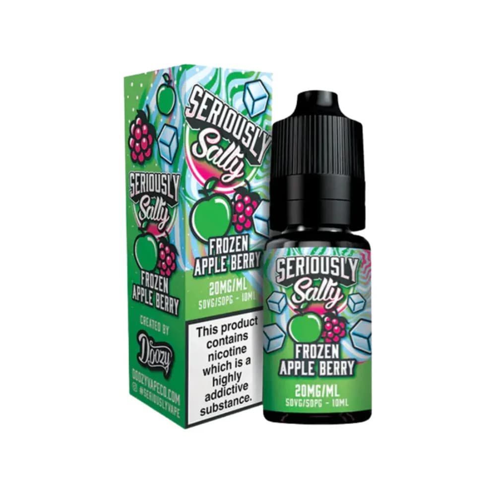  Frozen Apple Berry / 20mg Doozy Seriously Salty Nic Salts e liquids 10ml Box of 10