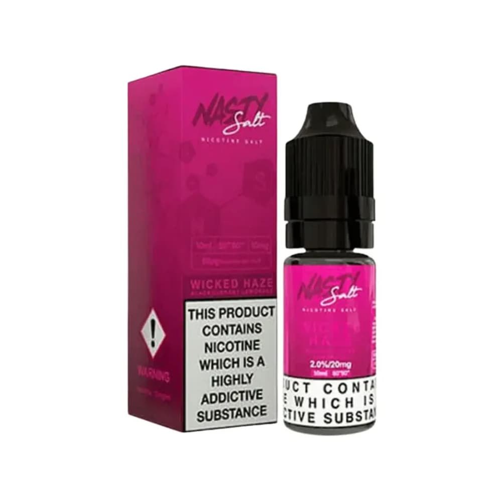  Wicked Haze / 10mg Nasty Juice Nic Salts e liquids 10ml Box of 10