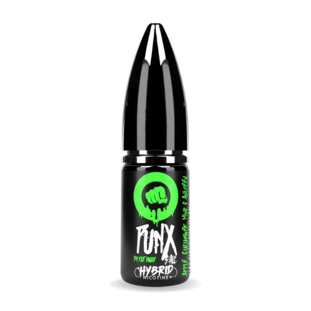 Apple Cumcumber Mint & Aniseed / 20mg Riot Squad Punx Nic Salts e liquids 10ml Box of 10