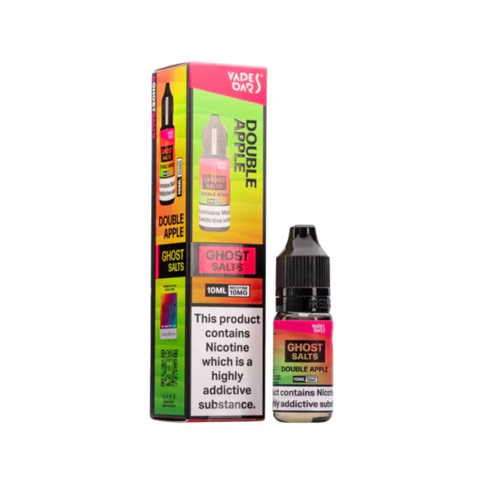  Double Apple / 10mg Ghost 3500 Nic Salts e liquids 10ml Box of 10