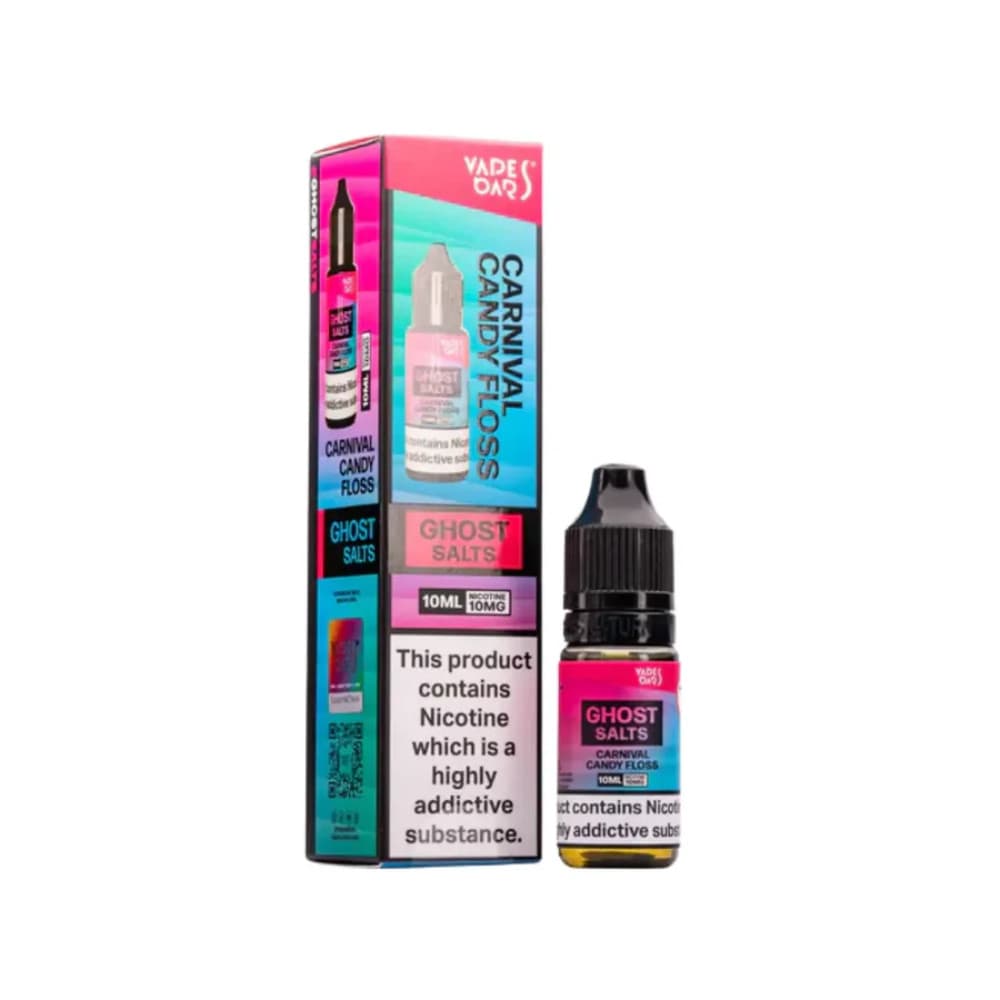  Carnival Candy / 20mg Ghost 3500 Nic Salts e liquids 10ml Box of 10