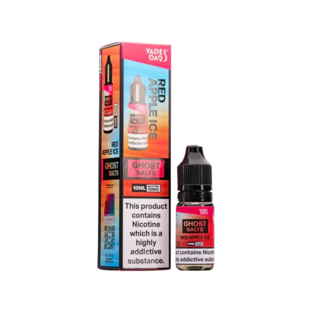  Red Apple Ice / 20mg Ghost 3500 Nic Salts e liquids 10ml Box of 10