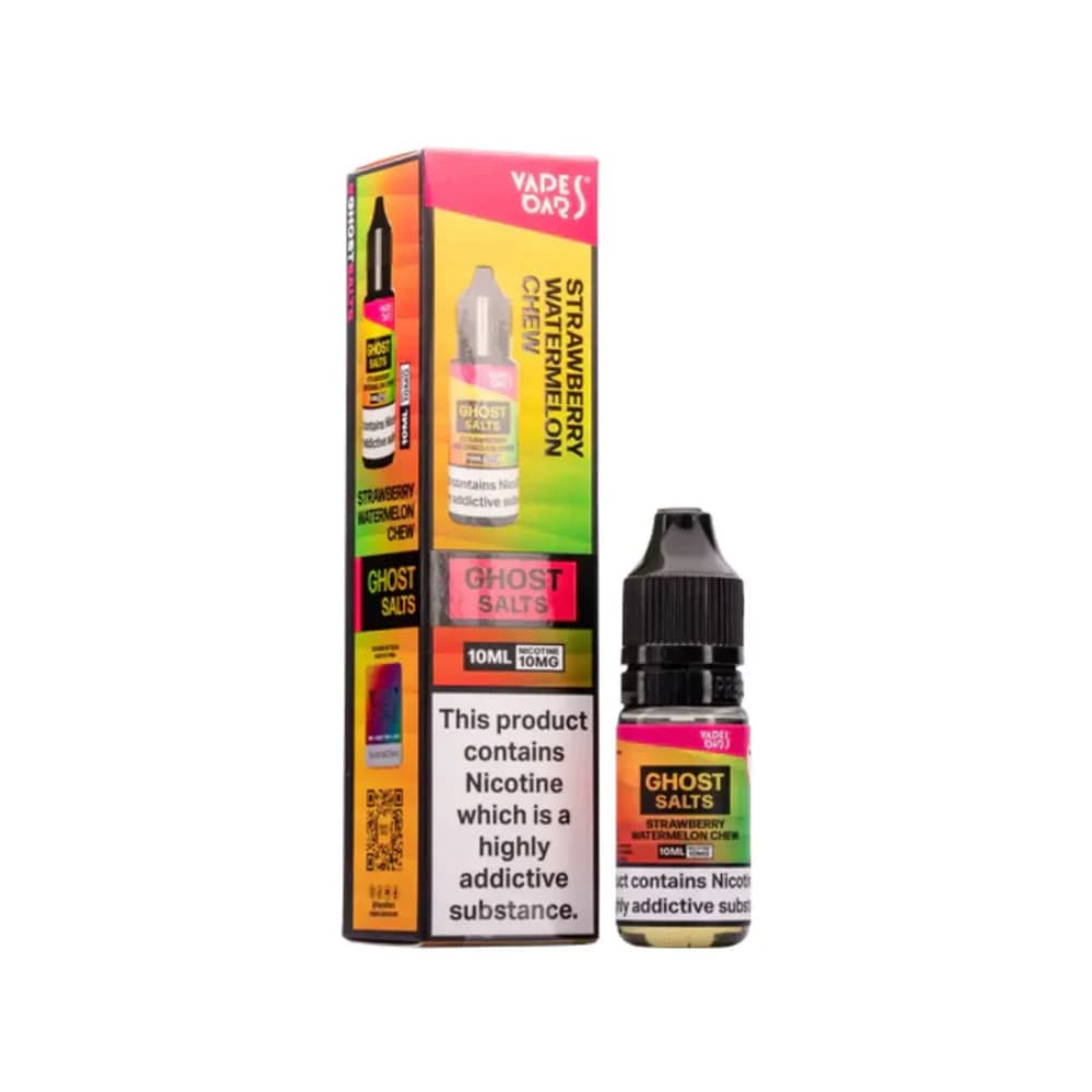  Strawberry Watermelon Chew / 20mg Ghost 3500 Nic Salts e liquids 10ml Box of 10