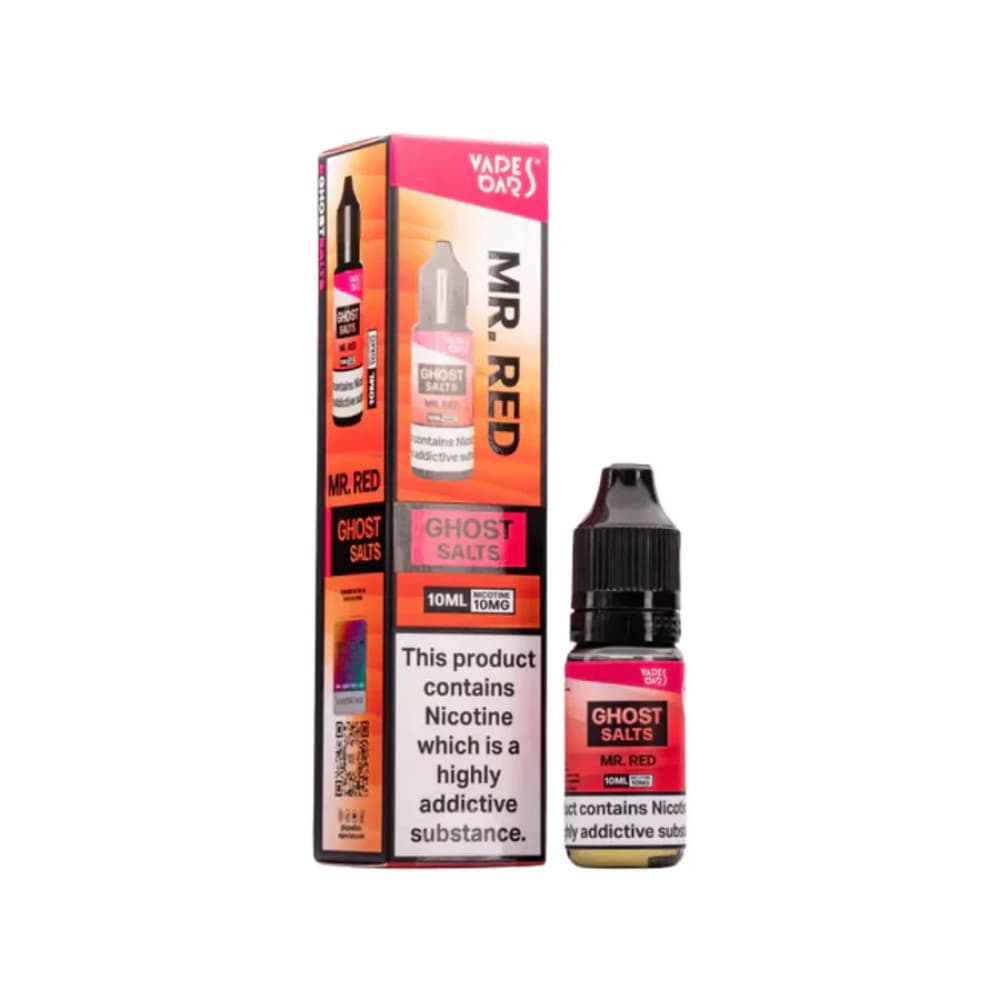  Mr Red / 20mg Ghost 3500 Nic Salts e liquids 10ml Box of 10