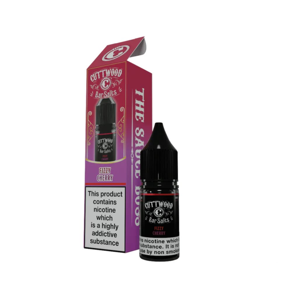  Fizzy Cherry / 20mg Cuttwood Bar Salt Nic Salts e liquids 10ml Box of 10