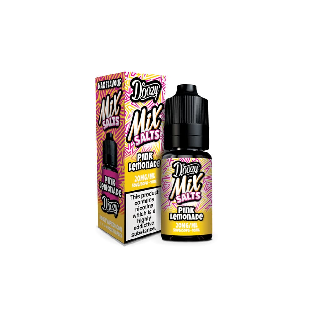  Pink Lemonade / 10mg Doozy Mix Nic Salts 10ml e liquids 10ml Box of 10