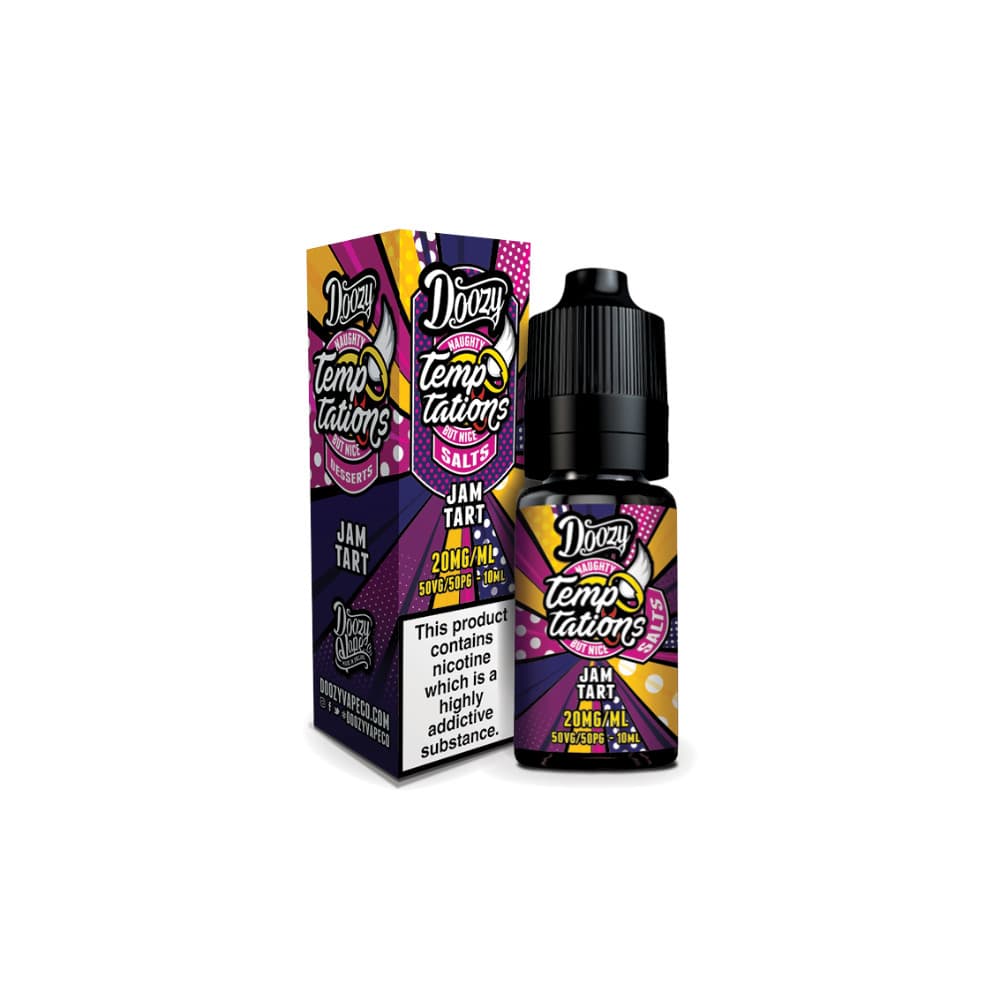  Jam Tart / 10mg Doozy Temptation Nic Salts e liquids 10ml Box of 10