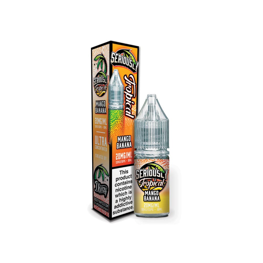  Mango Banana / 10mg Doozy Serious Tropical Nic Salts 10ml Box of 10
