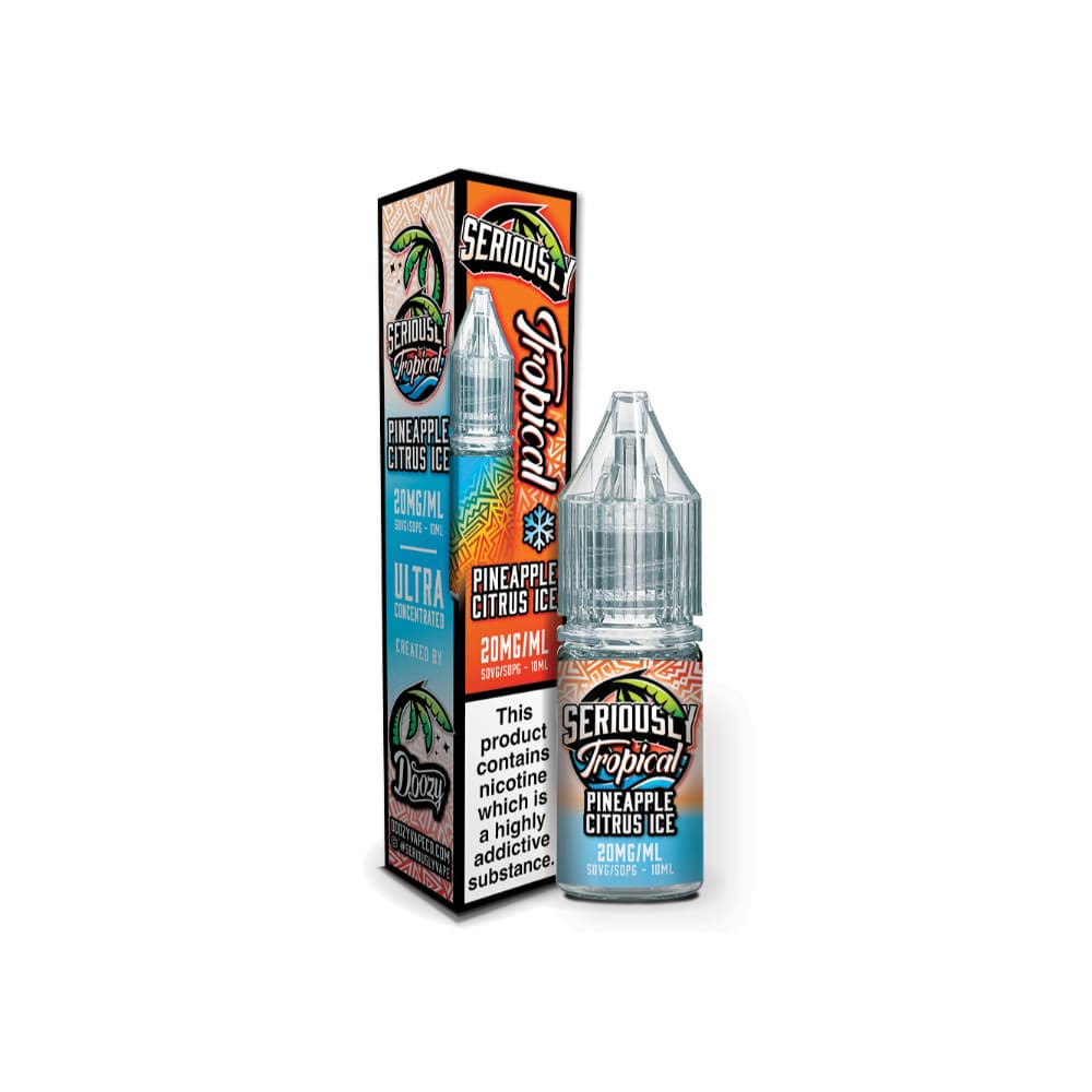  Pineapple Citrus Ice / 20mg Doozy Serious Tropical Nic Salts 10ml Box of 10