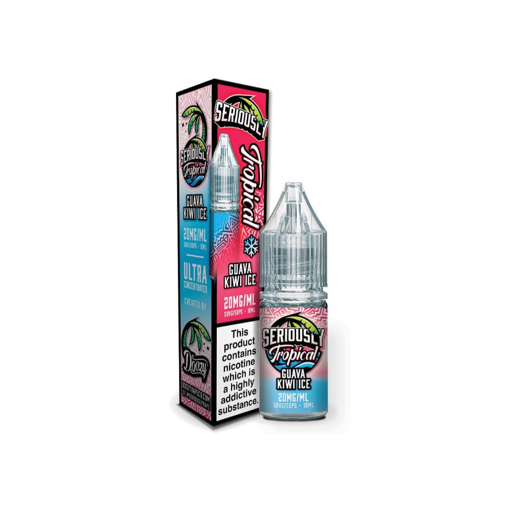  Guava Kiwi Ice / 10mg Doozy Serious Tropical Nic Salts 10ml Box of 10
