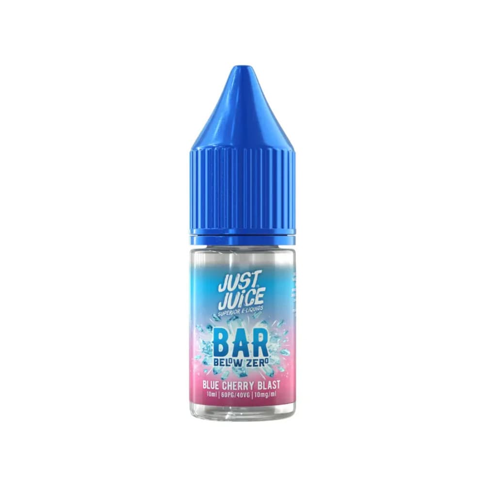  Blue Cherry Blast / 20mg Just Juice Below Zero Nic Salts e liquids 10ml Box of 5