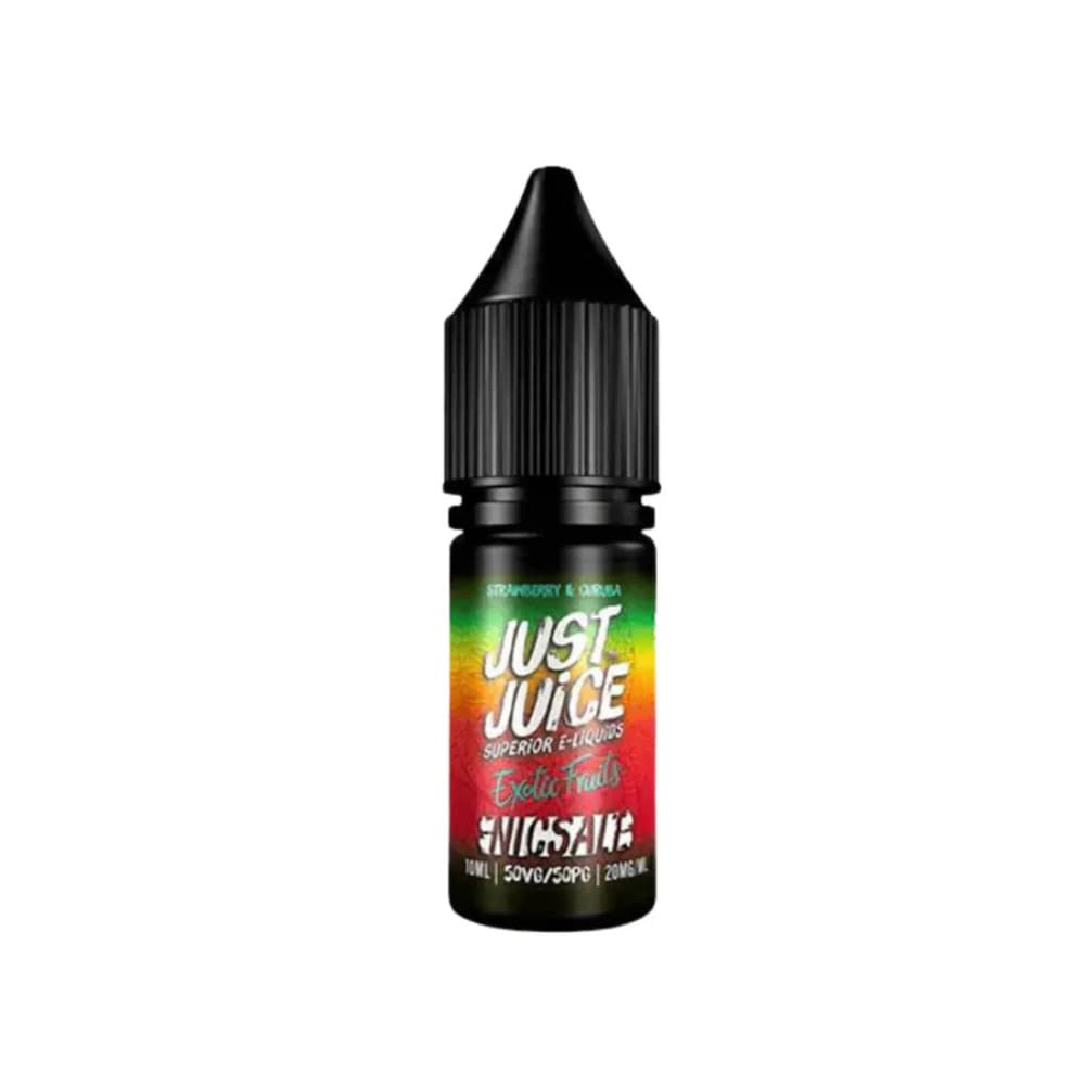  Strawberry & Curuba / 10mg Just Juice Exotic Fruits Nic Salts e liquids 10ml Box of 5
