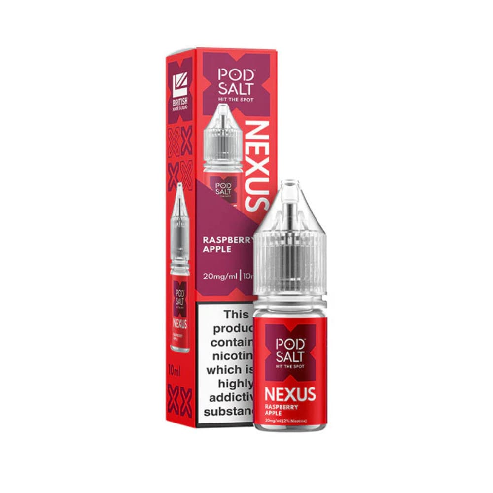  Raspberry Apple / 10mg Pod Salt Nexus e liquids 10ml Box of 10
