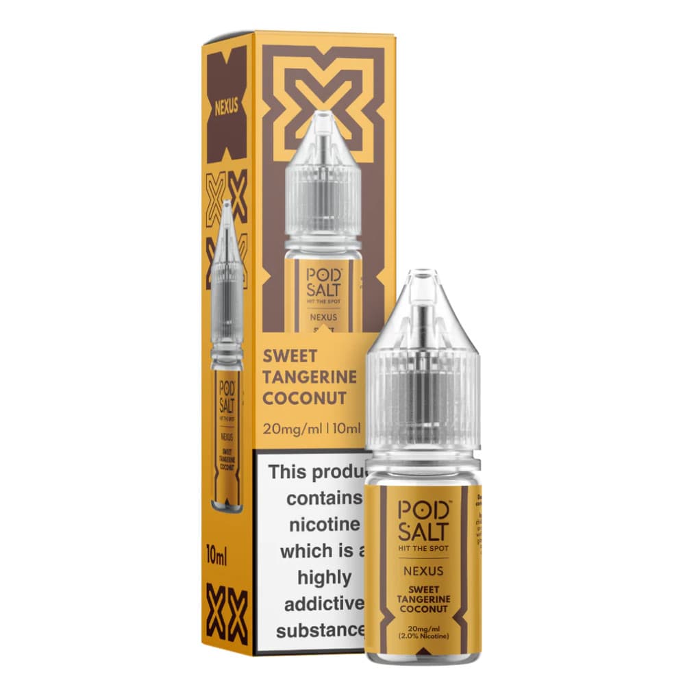  Sweet Tangrine / 10mg Pod Salt Nexus e liquids 10ml Box of 10